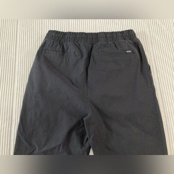 Hurley Boys 14/16 Black Nylon Jogger Pants Pull-On Pockets Outdoor Gorpcore - Picture 4 of 11